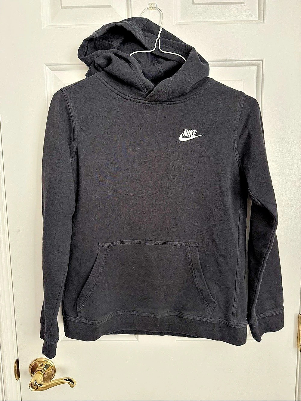 Nike Sportswear Club Fleece Pullover Hoodie Black - youth XL